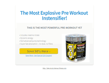 Tablet Screenshot of intense-fitness.net
